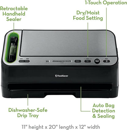 FoodSaver 4800 Series Vacuum Sealer Machine-VS4840