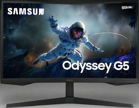 Samsung 27" Odyssey G55C QHD 165Hz 1ms(MPRT) Curved Gaming Monitor - LS27CG552ENXZA