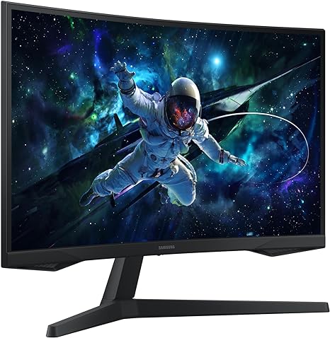 Samsung 27" Odyssey G55C QHD 165Hz 1ms(MPRT) Curved Gaming Monitor - LS27CG552ENXZA