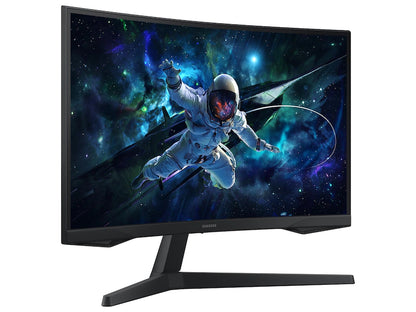 Samsung 27" Odyssey G55C QHD 165Hz 1ms(MPRT) Curved Gaming Monitor - LS27CG552ENXZA